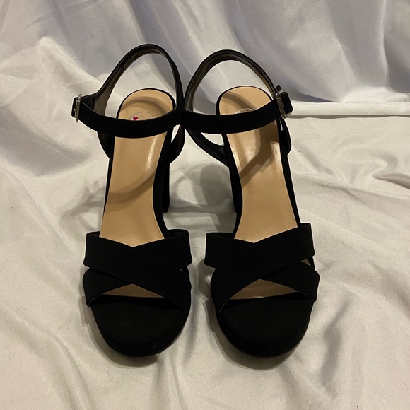Women’s open toe strap high heels - Picture 6 of 7